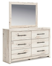 Load image into Gallery viewer, Lawroy Queen Panel Bed with Mirrored Dresser
