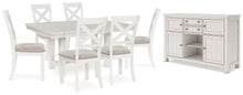 Load image into Gallery viewer, Robbinsdale Dining Table and 6 Chairs with Storage
